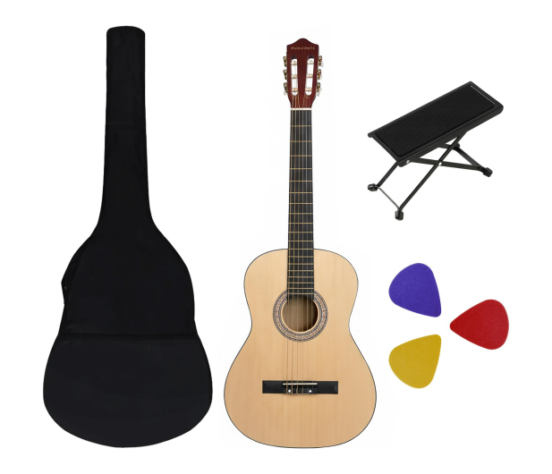 MusicMate Gitara klasyczna MM-G18 ClassicNatural - 1588160 - zdjęcie 12